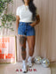 Levi's 501 original shorts classic indigo blue