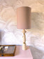 Light & Living ilvar tafellamp incl. lampenkap beige / antiek brons