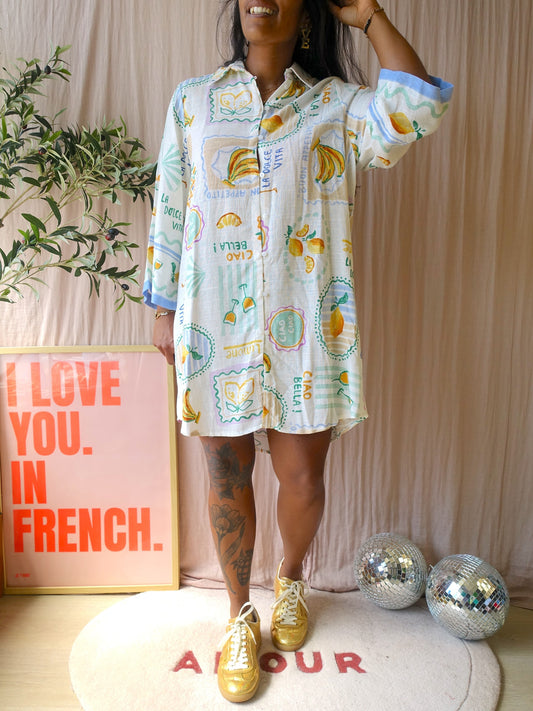 Label of Love ciao bella linnenmix blousejurk
