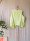 Linnenmix classic gilet pale lime yellow