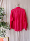 Loavies structured summer shirt french fuchsia