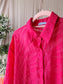 Loavies structured summer shirt french fuchsia