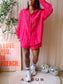 Loavies structured summer shirt french fuchsia