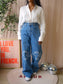 Loavies 'your every wish' wide leg embroidered jeans