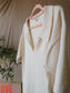 Nukus ruth oversized knit polo ecru sand