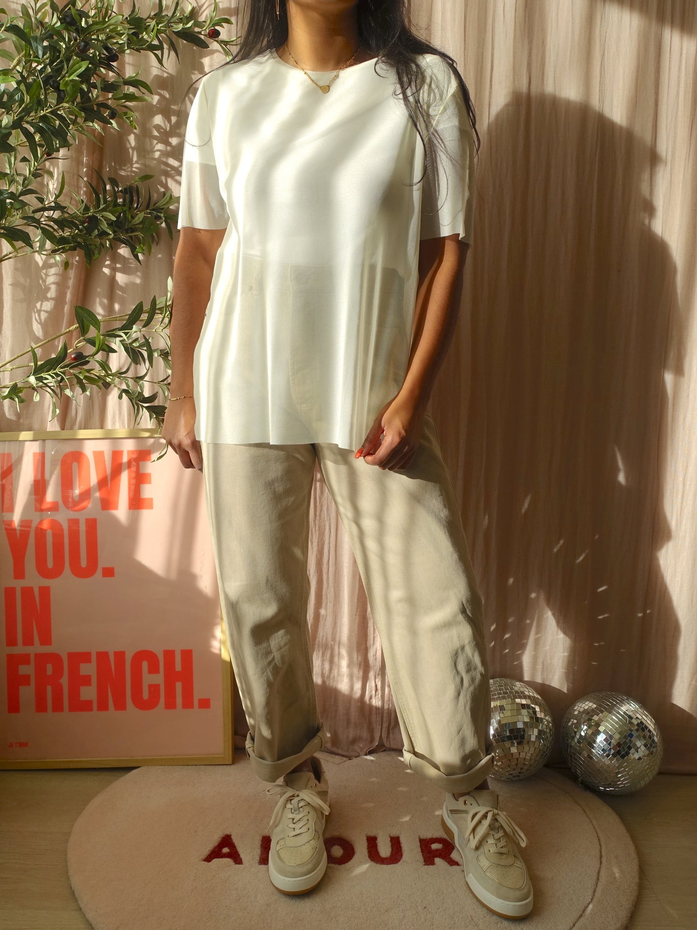 Avelon by FRENKEN oversized tule tee