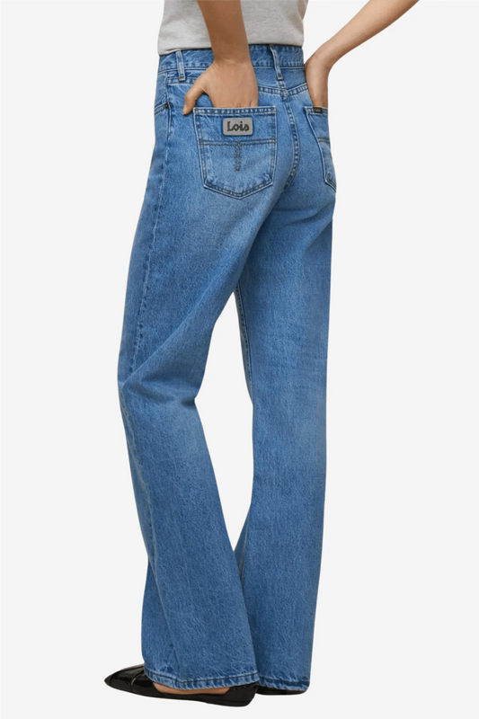 Lois Ninette 90's rigid flare triple stone L34