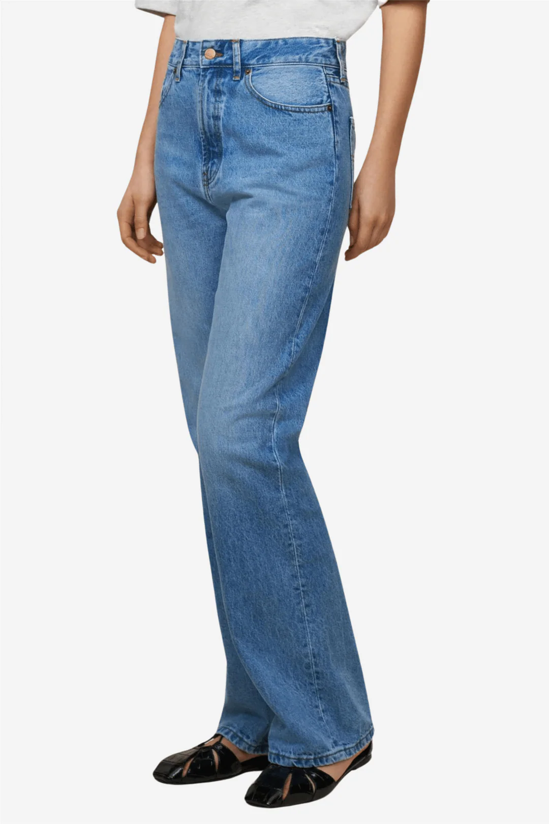 Lois Ninette 90's rigid flare triple stone L34