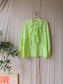 Louis and Mia cotton ruches blouse lime