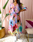 Lovely Dress Saskia travelstof jurk pastel flowers
