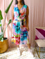 Lovely Dress Saskia travelstof jurk flowerbomb