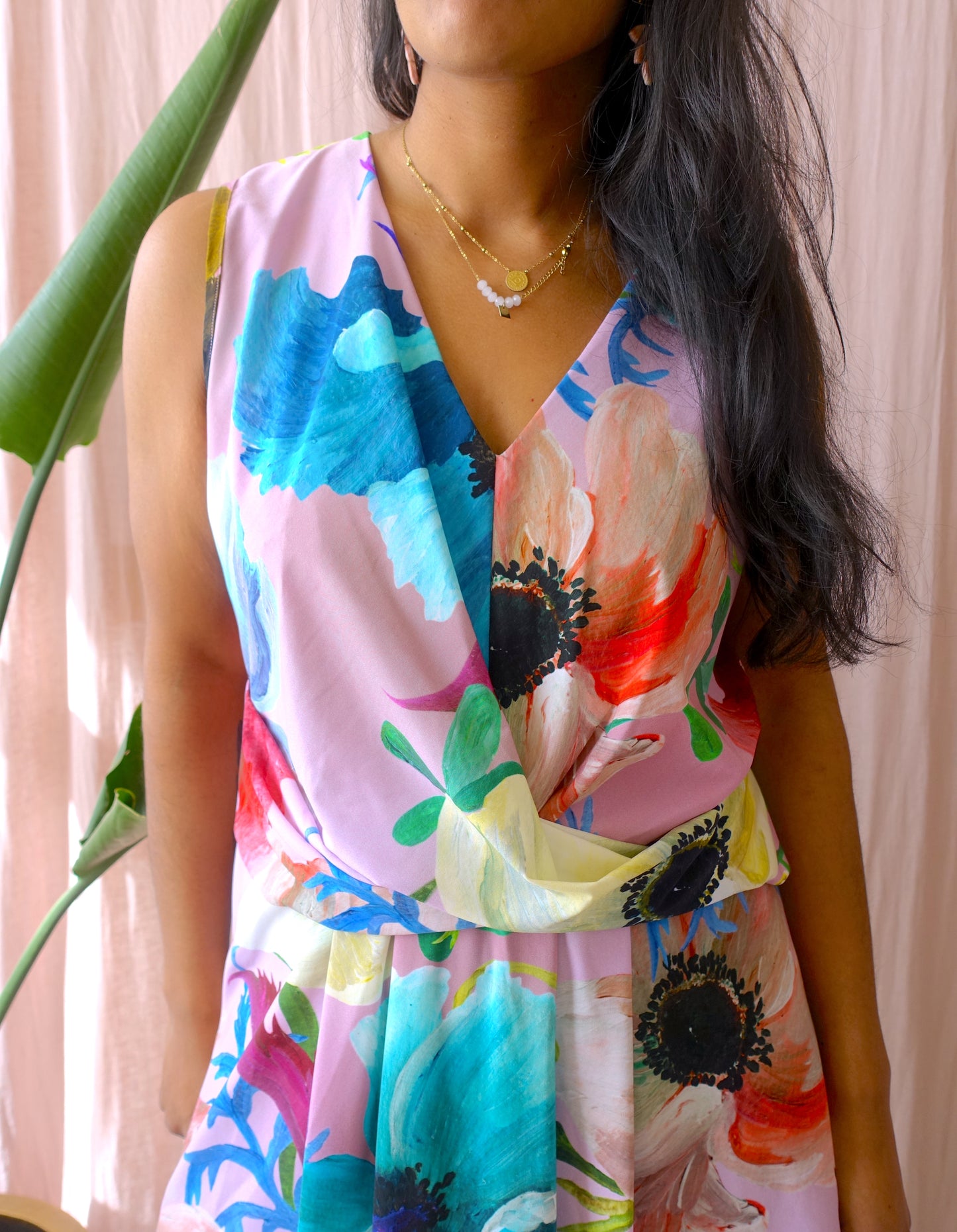 Lovely Dress Saskia travelstof jurk flowerbomb