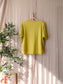 Luisa Cerano exclusive cashmere & wool tee sunshine yellow
