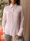 Luisa Cerano silkblend blouse primrose pink