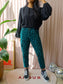 Fabienne Chapot sierra penny velvet trouser teal
