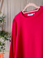 MSCH super soft puff sleeve sweater french fuchsia
