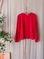 MSCH super soft puff sleeve sweater french fuchsia
