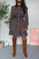 Maje Paris exclusive silk blend rinette jurk