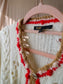 Maje Paris pompom embellished open knit cardigan ecru