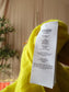 Maje Paris cashmere cable knit pullover bright yellow