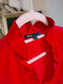 Maje silkblend ruches top scarlet