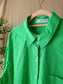 Mango oversized popeline shirt jelly bean
