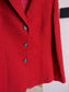 Weekend by Max Mara original vintage virgin wool blazer maroon