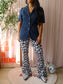 Miu Miu designer vintage denim blazer shirt dark indigo