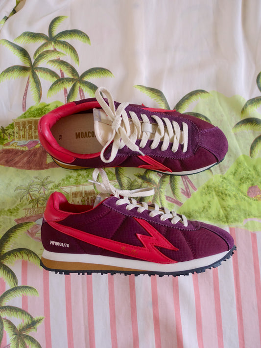 Moaconcept master flash sneakers coral red & cherry