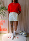 Modström organic cotton takoda tee flame scarlet