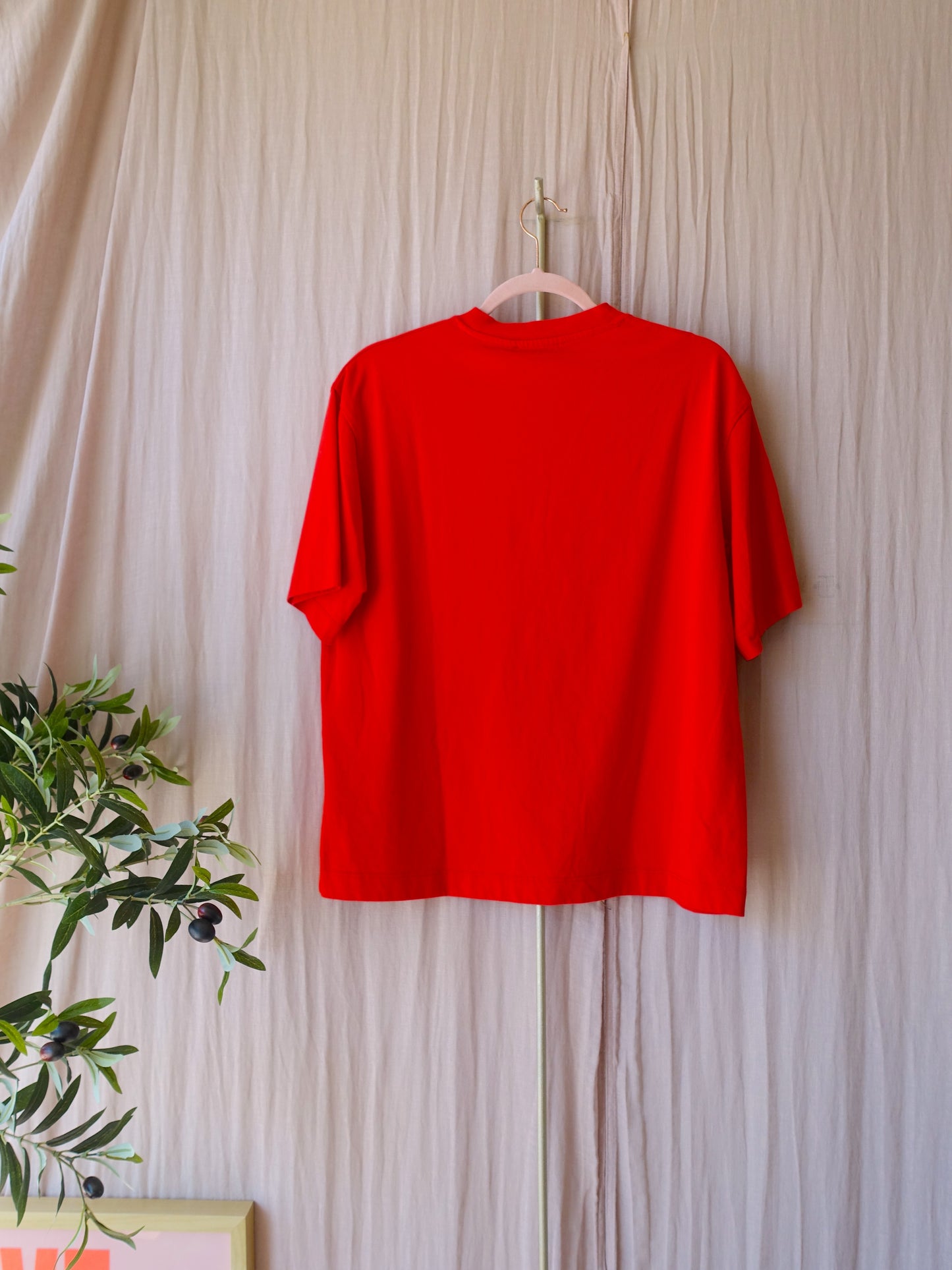 Modström organic cotton takoda tee flame scarlet