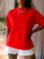 Modström organic cotton takoda tee flame scarlet