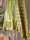 Mondieux Madame peplum detail top lime