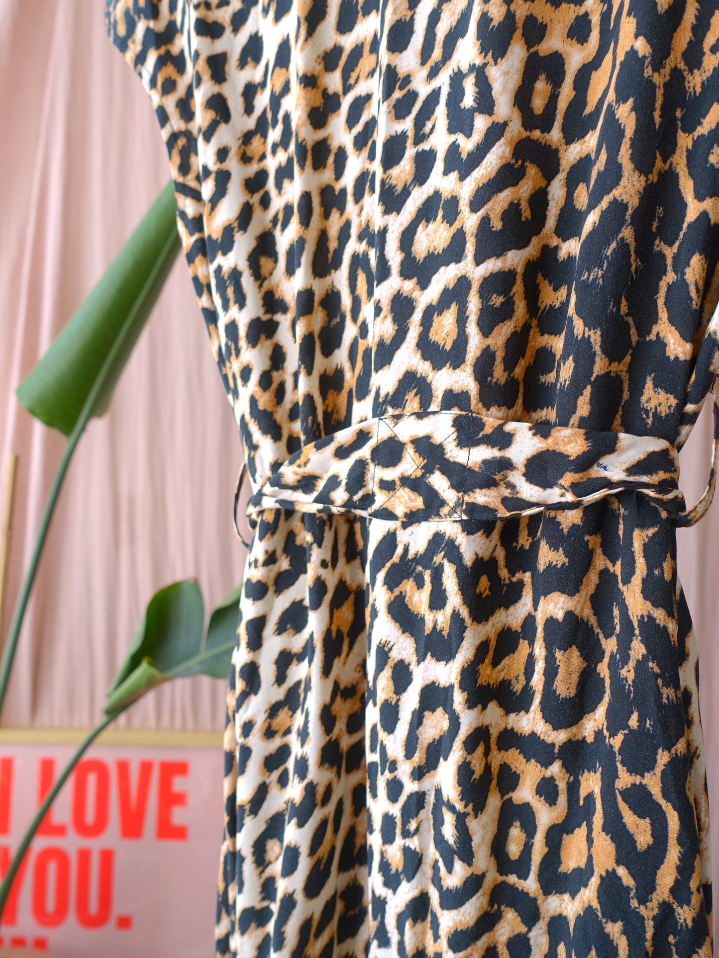 Moves by Minimum viscose leopard jurk