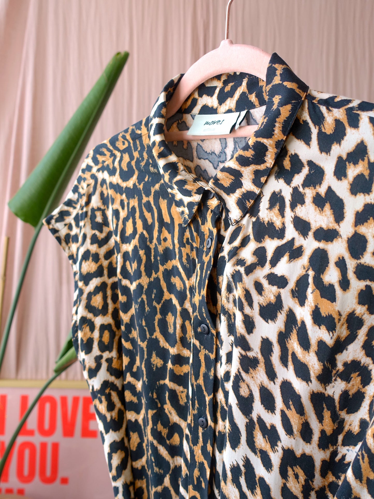 Moves by Minimum viscose leopard jurk