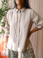 My Essential Wardrobe franco smock shirt oatmeal