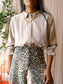 My Essential Wardrobe franco smock shirt oatmeal