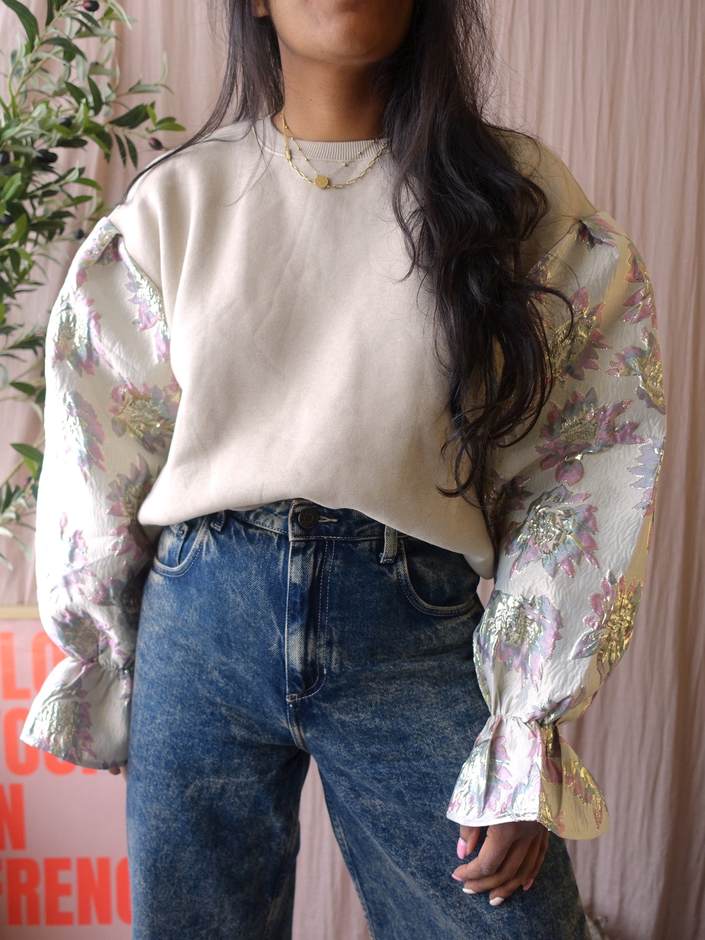 American Vintage joybird balloon cropped jeans