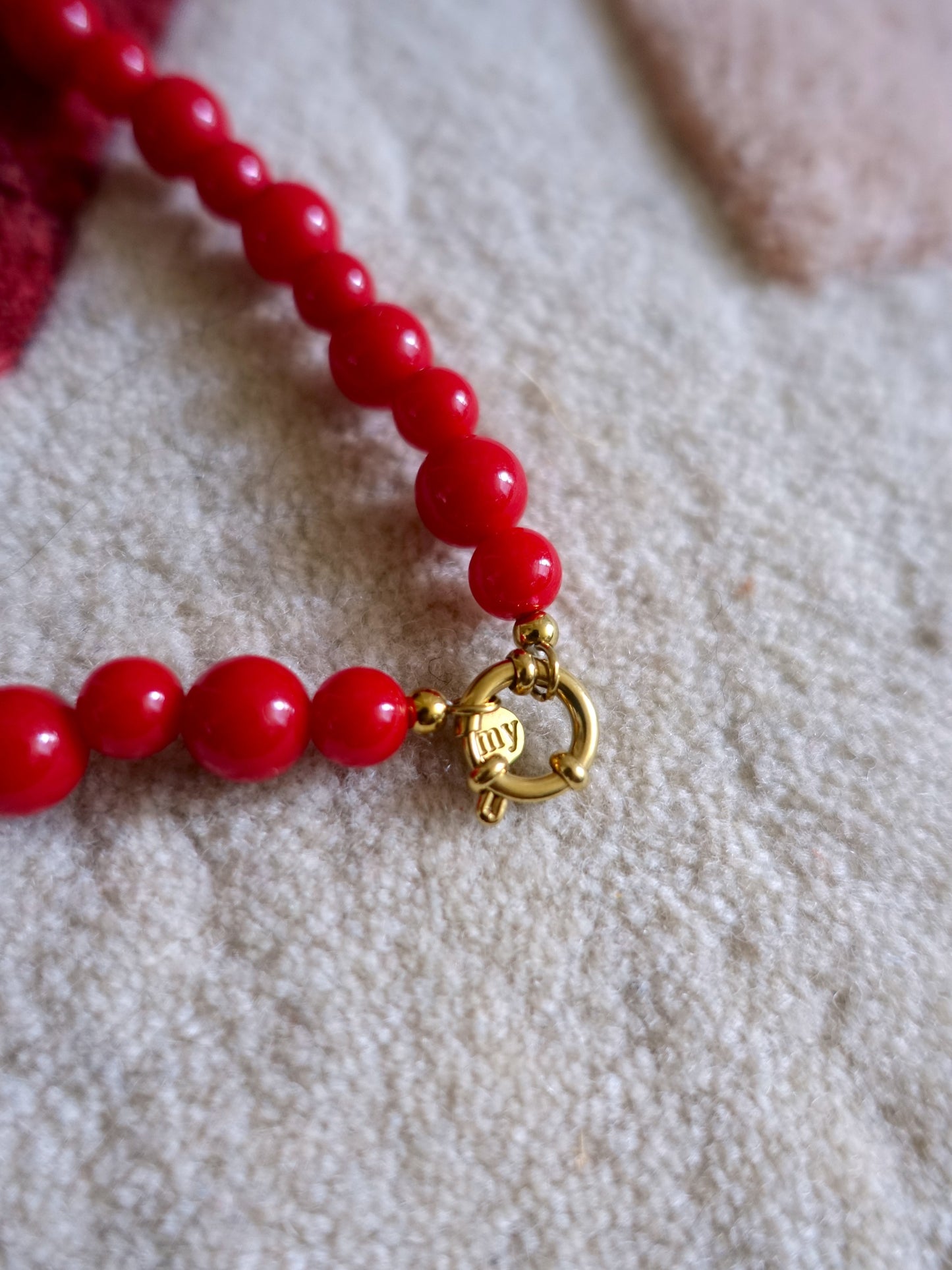 My Jewellery kralenketting rood