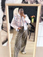 My Jewellery quilted embroidery gilet wit