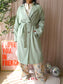 Ydence Francis rayonmix trenchcoat pastel green