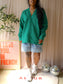 Nike club fairway cardigan tennis court green