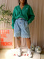 Nike club fairway cardigan tennis court green