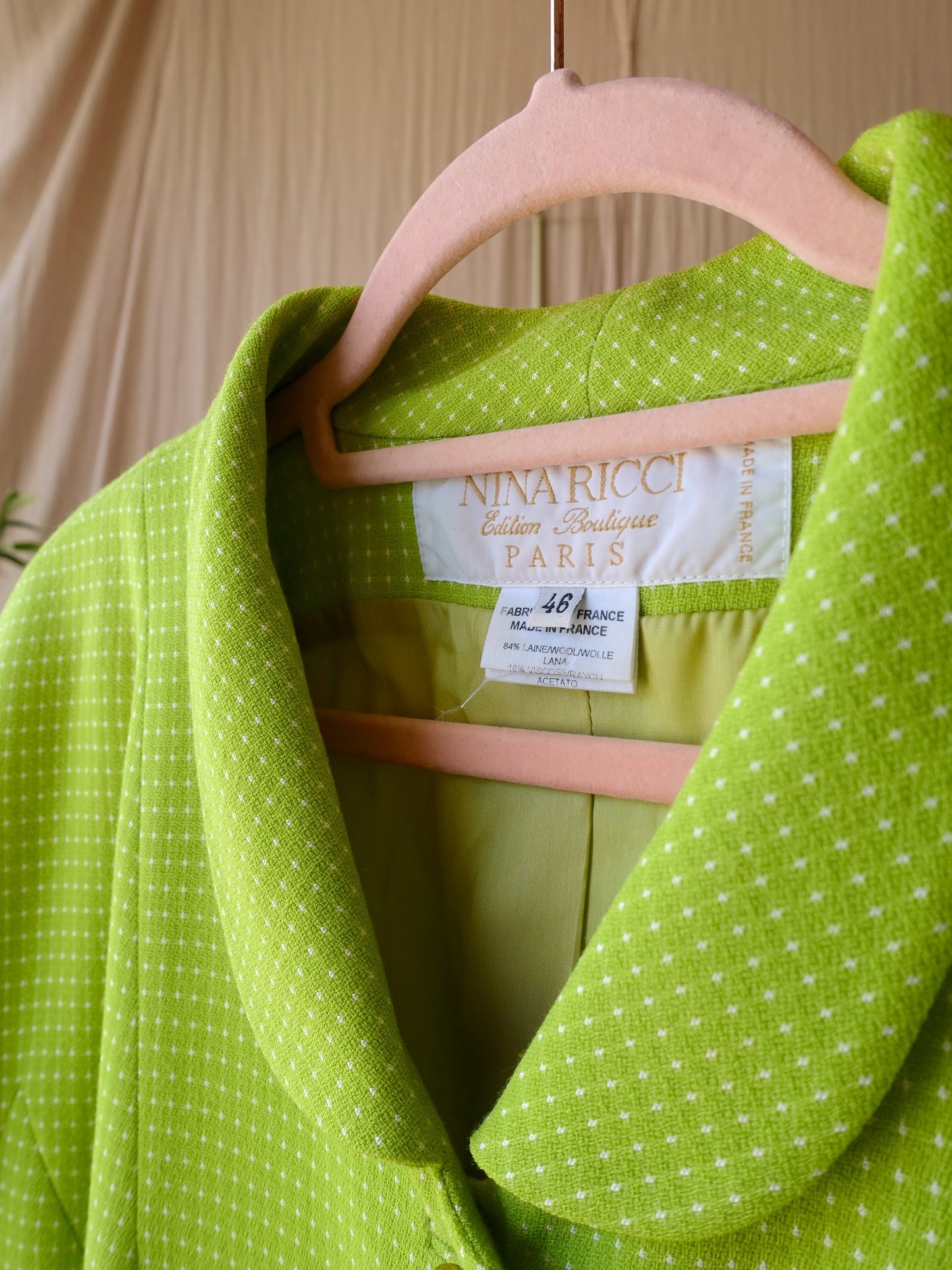 Nina Ricci Edition Boutique vintage designer jacket