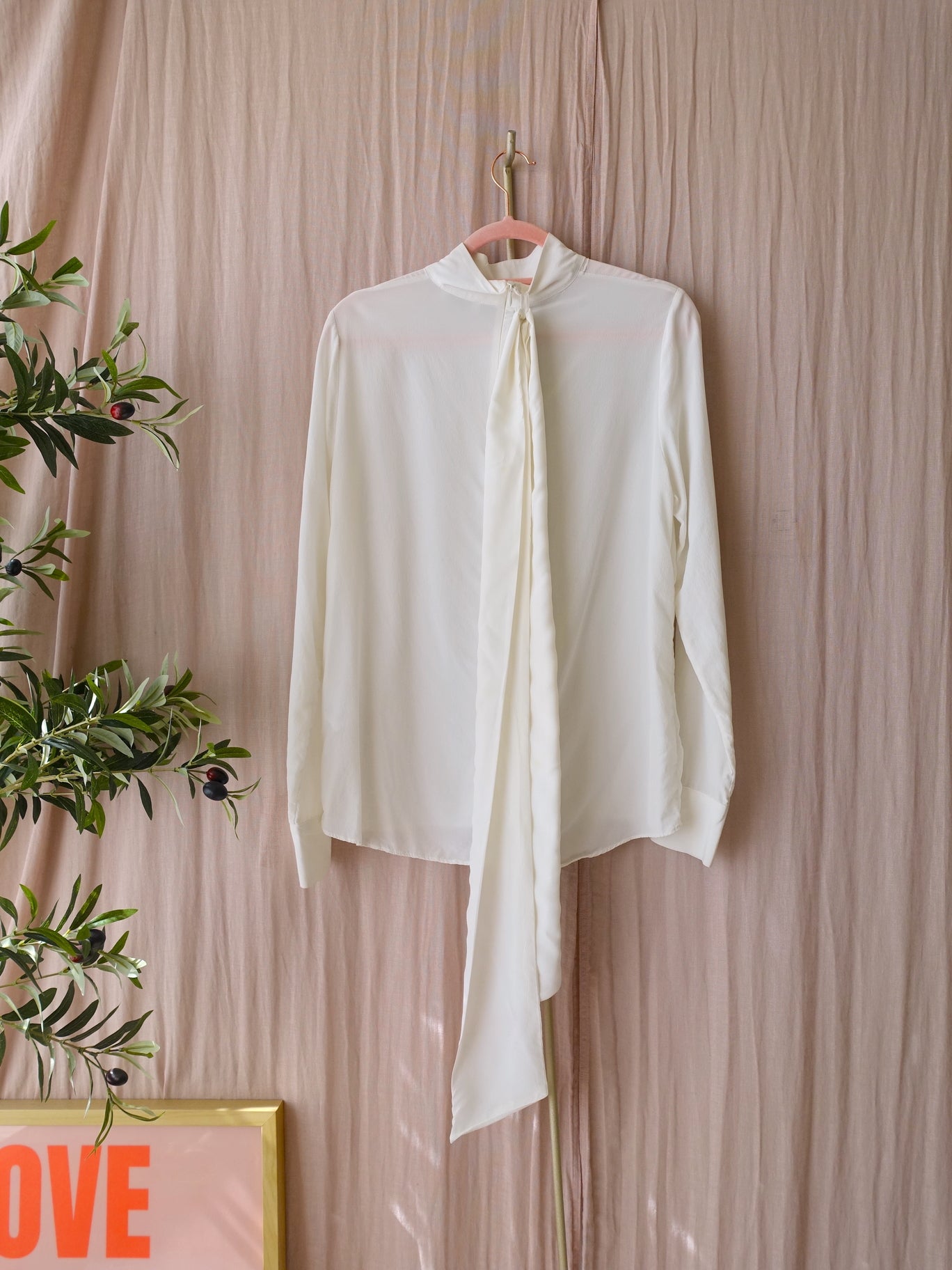 Notes du Nord 100% silk top darlene cloud dancer