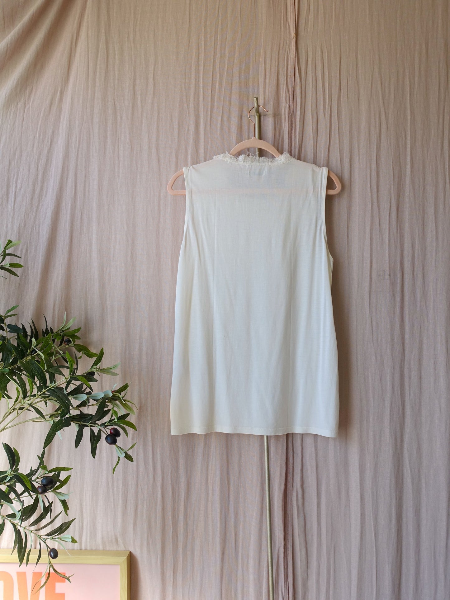 Nukus baltar silkblend embroidery top off white