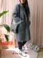 Nukus minte coat charcoal grey