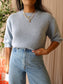 Nukus kitty woolmix pullover faded blue