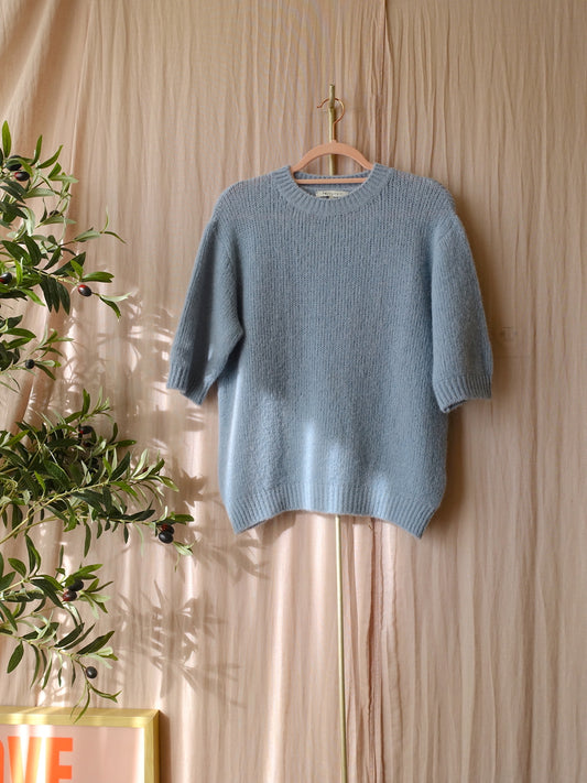 Nukus kitty woolmix pullover faded blue