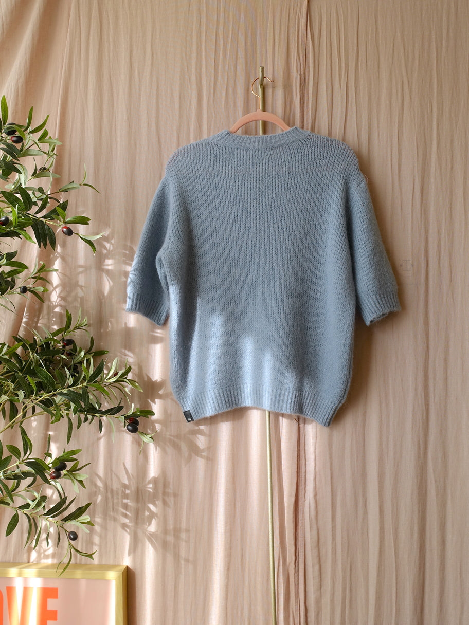 Nukus kitty woolmix pullover faded blue
